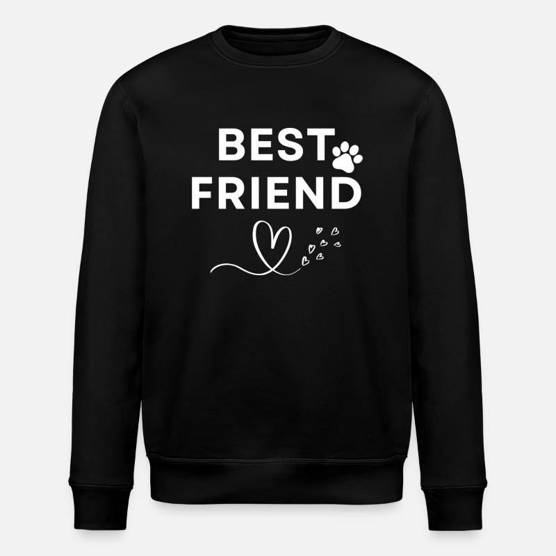 Best friend - Stanley/Stella Unisex Bio-Sweatshirt ROLLER - Schwarz