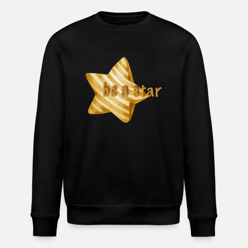 be a star - Stanley/Stella Unisex Bio-Sweatshirt ROLLER - Schwarz