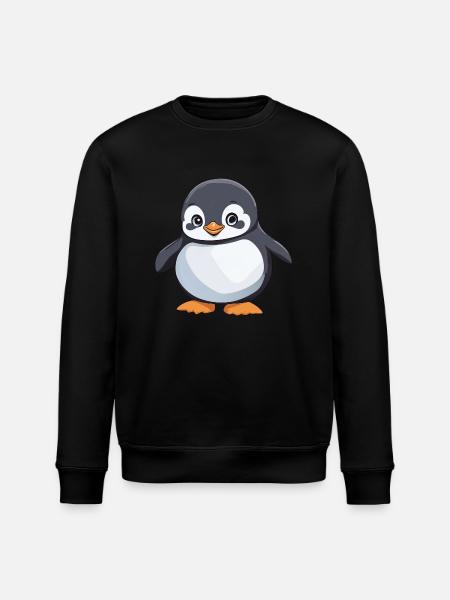 mignon pingouin petit pingouin - Sweat bio ROLLER Stanley/Stella Unisexe - noir