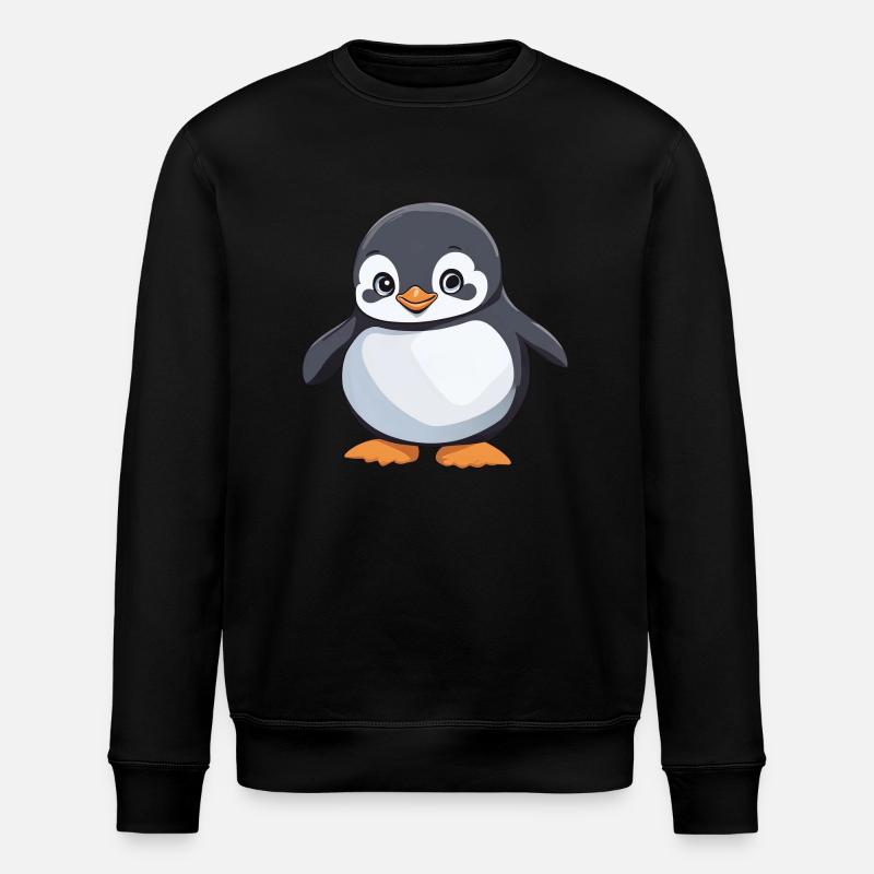 mignon pingouin petit pingouin - Sweat bio ROLLER Stanley/Stella Unisexe - noir