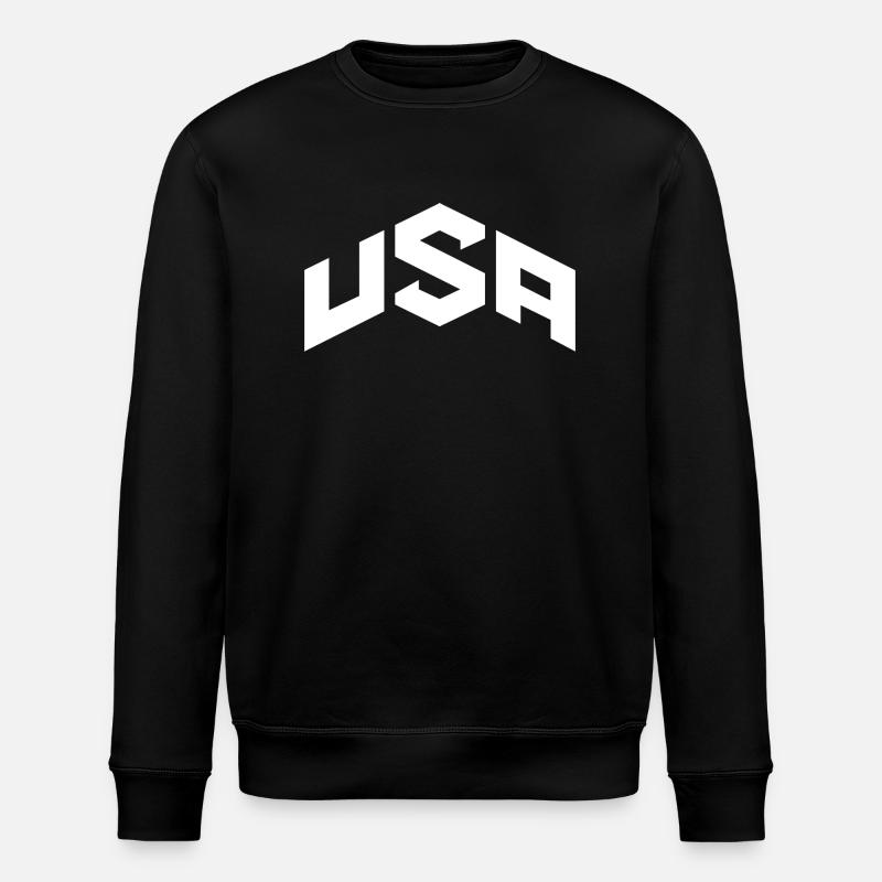 USA - Stanley/Stella Unisex Bio-Sweatshirt ROLLER - Schwarz