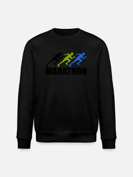marathon - Stanley/Stella ROLLER Unisex Organic Sweatshirt - black