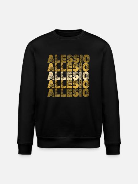Gift for Allesio - Stanley/Stella ROLLER Unisex Organic Sweatshirt - black