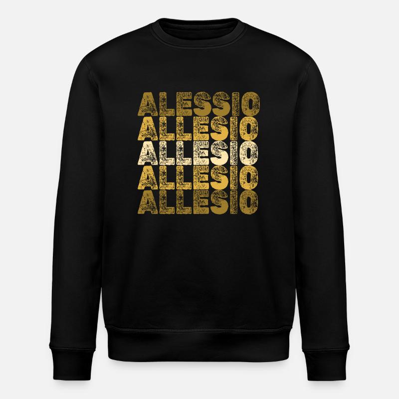 Geschenk für Allesio - Stanley/Stella Unisex Bio-Sweatshirt ROLLER - Schwarz