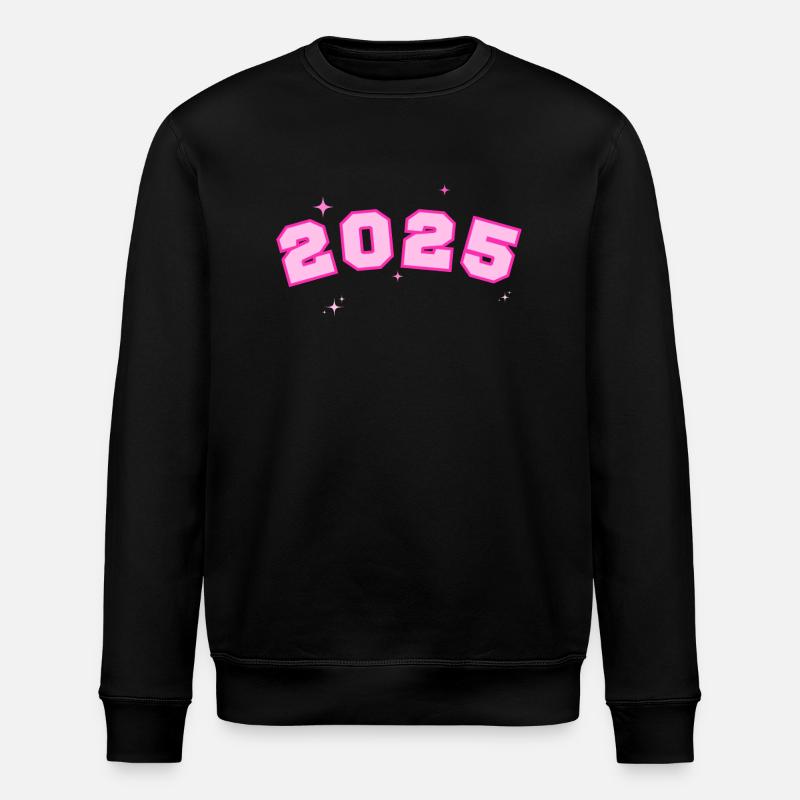 2025 Stern Rosa - Stanley/Stella Unisex Bio-Sweatshirt ROLLER - Schwarz