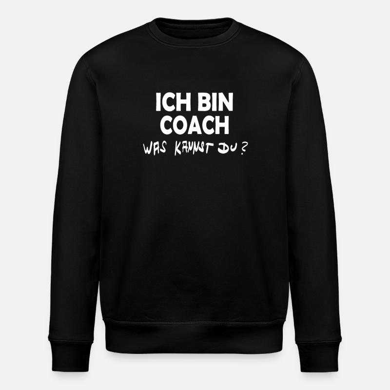 Profession Coach - Sweat bio ROLLER Stanley/Stella Unisexe - noir