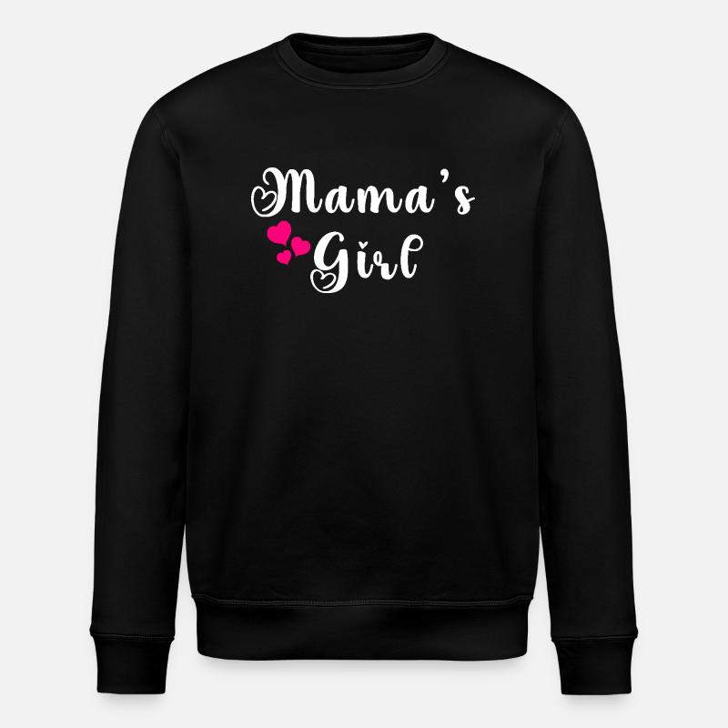 Mamas Mädchen - Stanley/Stella Unisex Bio-Sweatshirt ROLLER - Schwarz