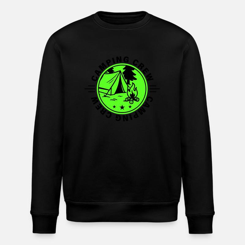 Camping Crew - Stanley/Stella Unisex Bio-Sweatshirt ROLLER - Schwarz