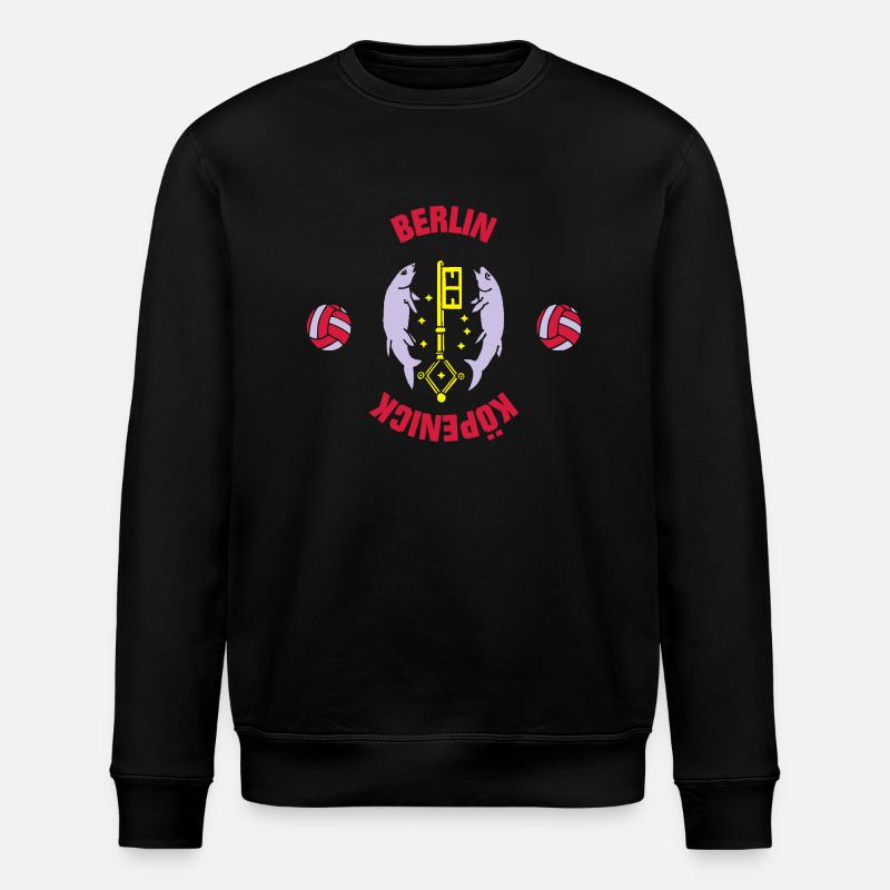 Berlin Köpenick (ID: 001013) - Stanley/Stella Unisex Bio-Sweatshirt ROLLER - Schwarz