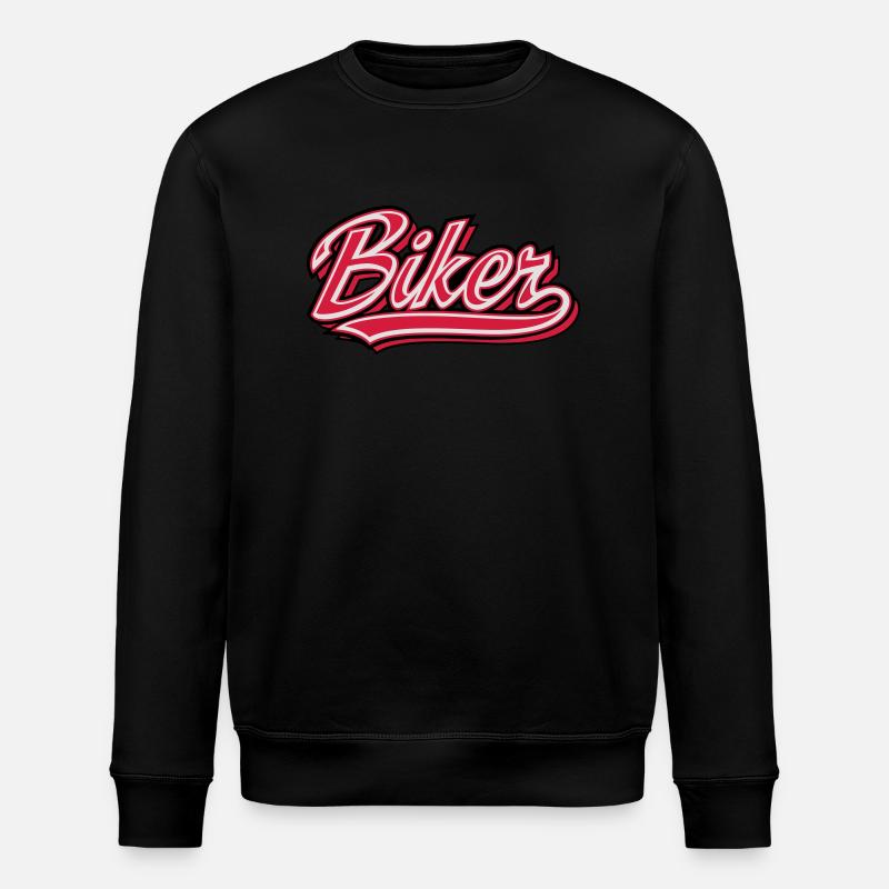 biker - Stanley/Stella ROLLER Unisex Organic Sweatshirt - black