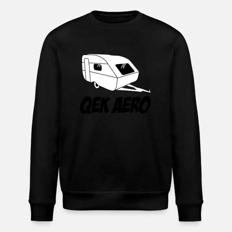 QEK Aero - Stanley/Stella ROLLER Unisex Organic Sweatshirt - black