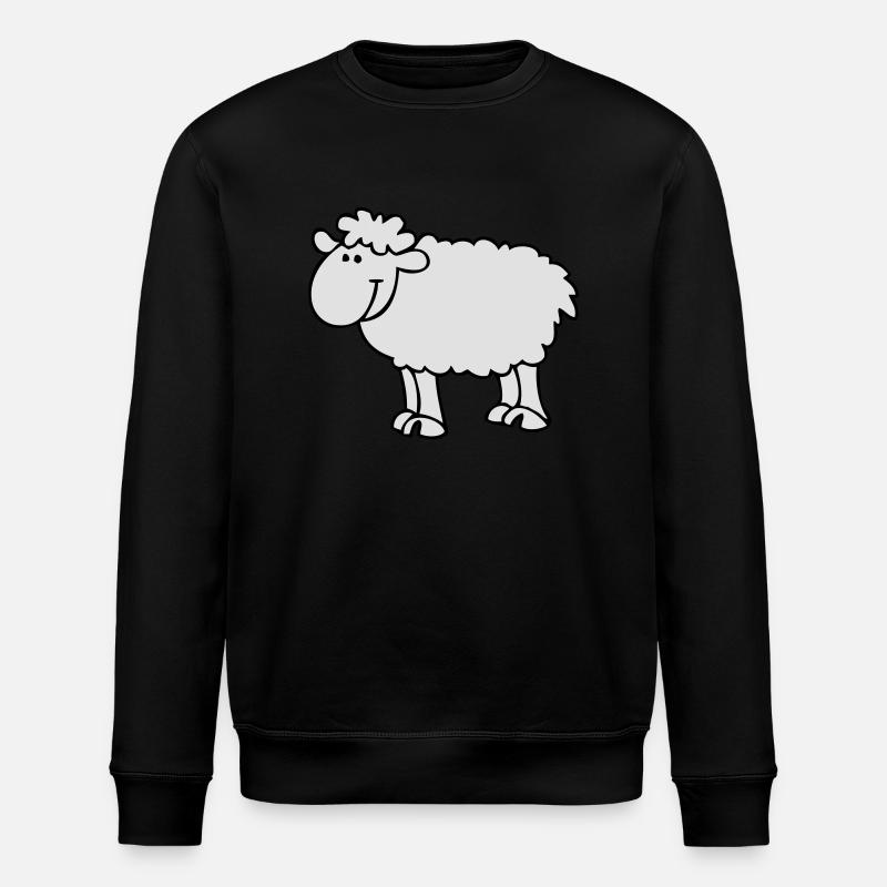 Schaf2 - Stanley/Stella Unisex Bio-Sweatshirt ROLLER - Schwarz