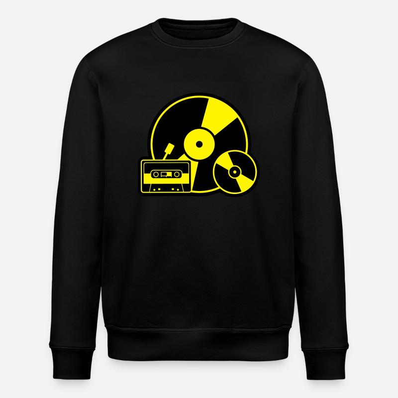 Music Evolution - Stanley/Stella ROLLER Unisex Organic Sweatshirt - black