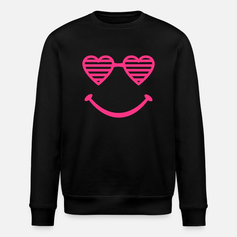 Nuances de coeur - Sweat bio ROLLER Stanley/Stella Unisexe - noir