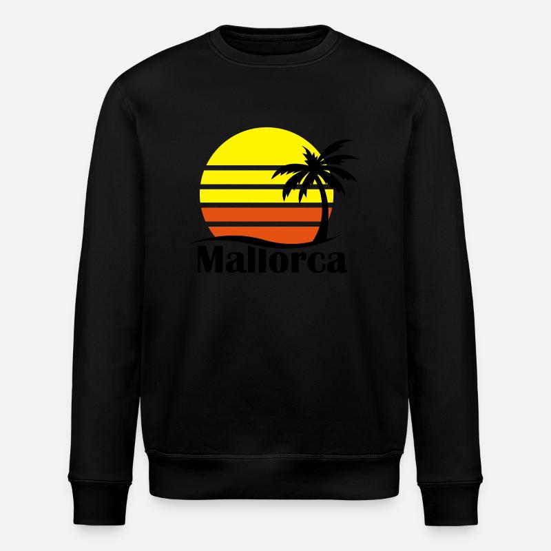 mallorca_02 - Stanley/Stella Unisex Bio-Sweatshirt ROLLER - Schwarz