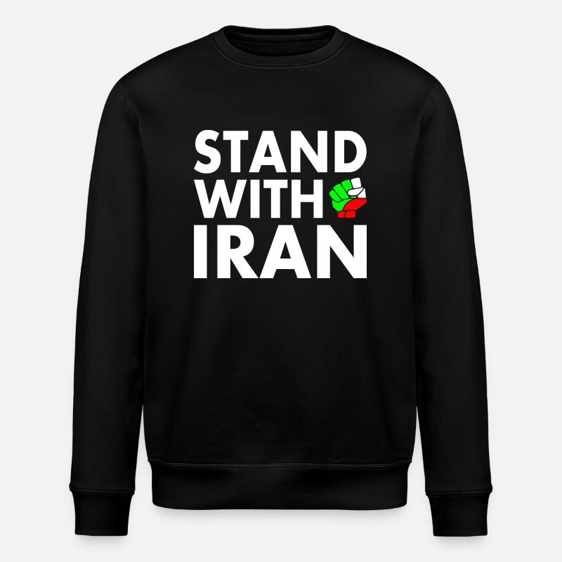 Stand with iran - Sweat bio ROLLER Stanley/Stella Unisexe - noir