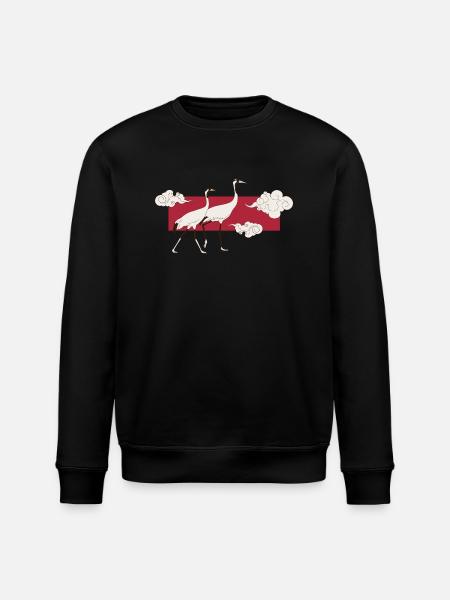 Art of Japan - Japanese Art - Stanley/Stella ROLLER Unisex Organic Sweatshirt - black