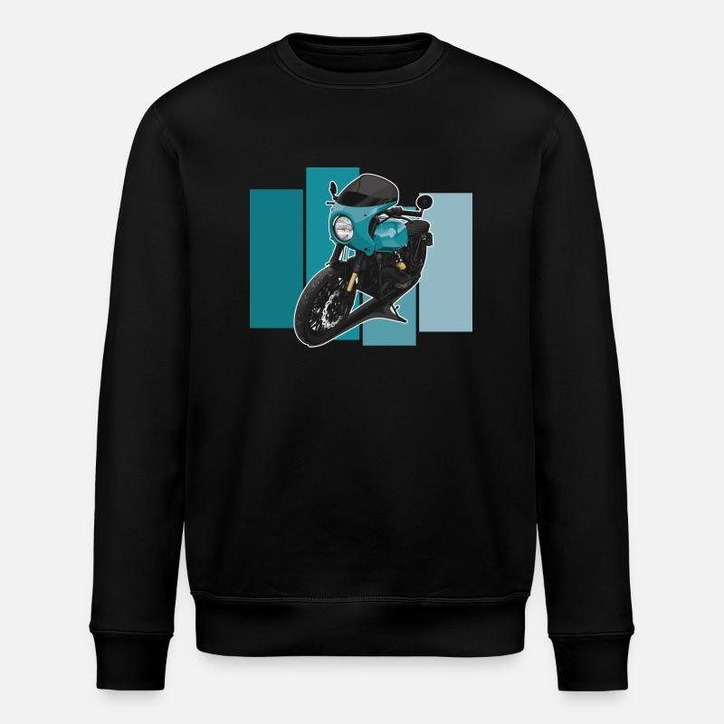 Bobber // Custom // Motorrad - Stanley/Stella Unisex Bio-Sweatshirt ROLLER - Schwarz