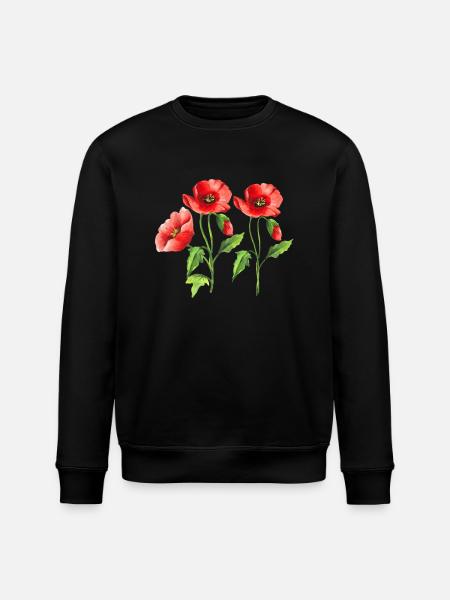 Fleur - Sweat bio ROLLER Stanley/Stella Unisexe - noir