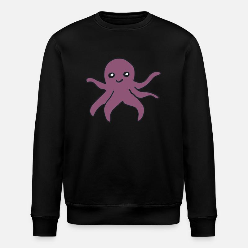 oktopus - Stanley/Stella Unisex Bio-Sweatshirt ROLLER - Schwarz