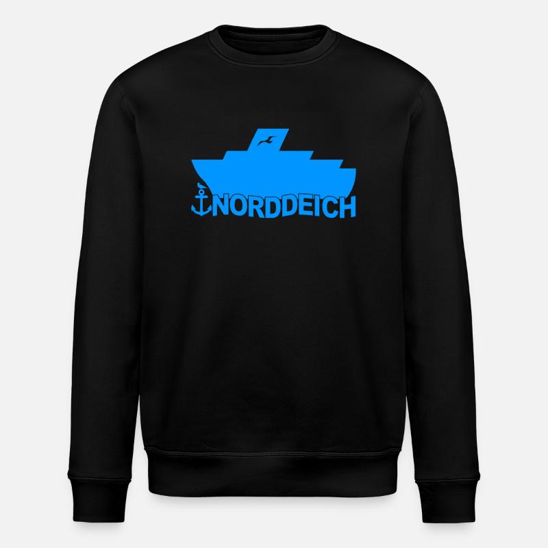 Ferry Norddeich Logo - Sweat bio ROLLER Stanley/Stella Unisexe - noir