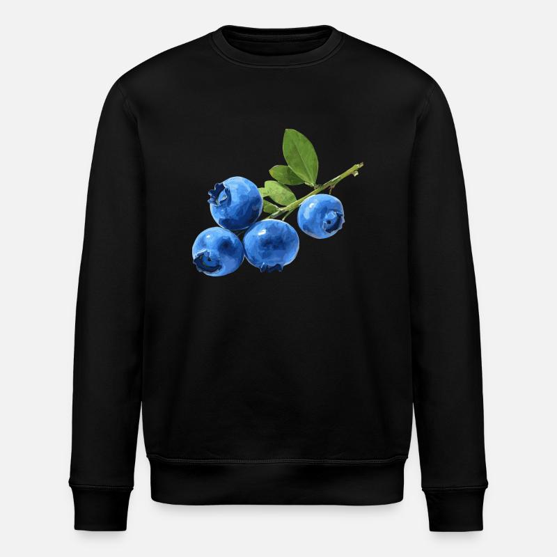 Bleuets - Sweat bio ROLLER Stanley/Stella Unisexe - noir