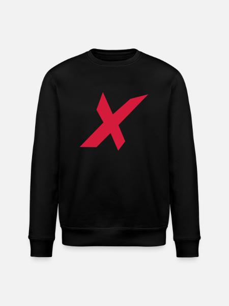 Kreuzchen - Stanley/Stella Unisex Bio-Sweatshirt ROLLER - Schwarz