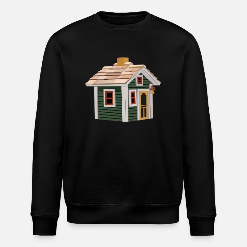 hut - Stanley/Stella ROLLER Unisex Organic Sweatshirt - black