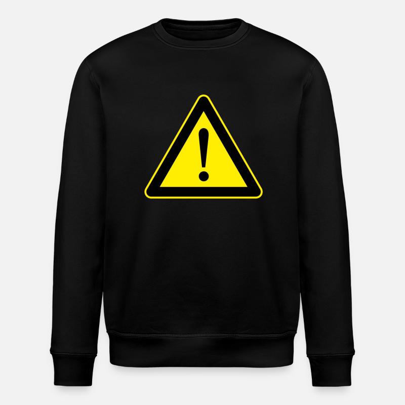 Warning - Stanley/Stella ROLLER Unisex Organic Sweatshirt - black