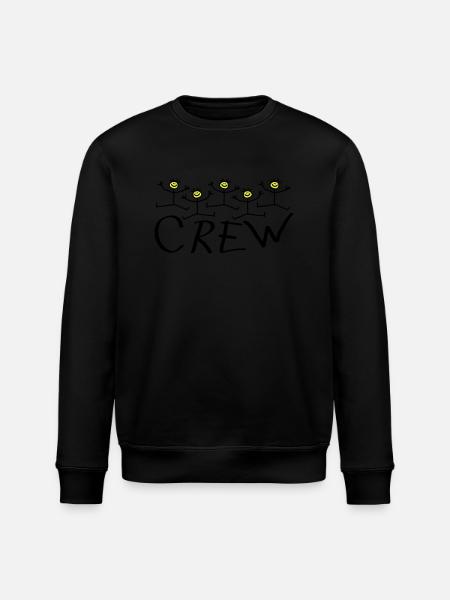 Happy Party Guys Crew - Stanley/Stella Unisex Bio-Sweatshirt ROLLER - Schwarz
