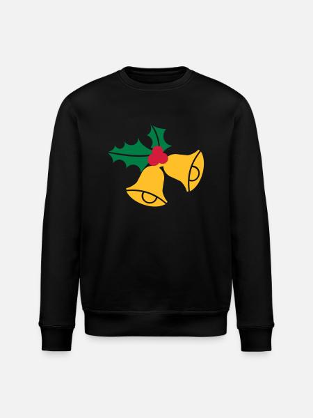 Bells Christmas - Stanley/Stella ROLLER Unisex Organic Sweatshirt - black