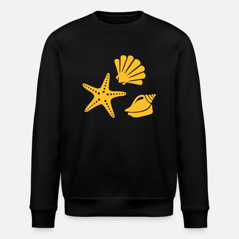 Coquillage - Sweat bio ROLLER Stanley/Stella Unisexe - noir