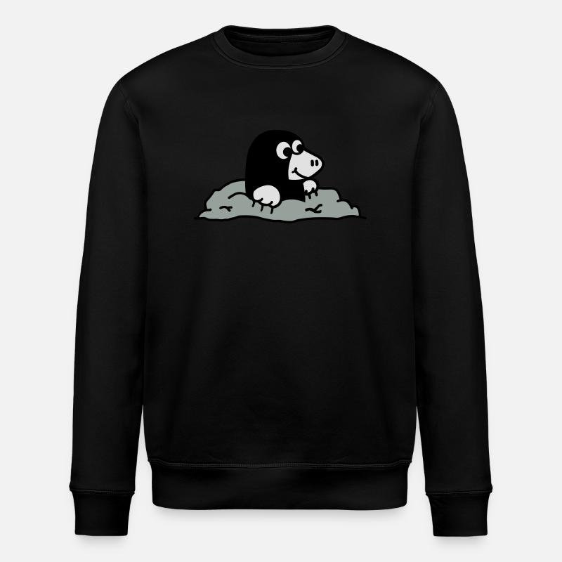 Maulwurf - Stanley/Stella Unisex Bio-Sweatshirt ROLLER - Schwarz