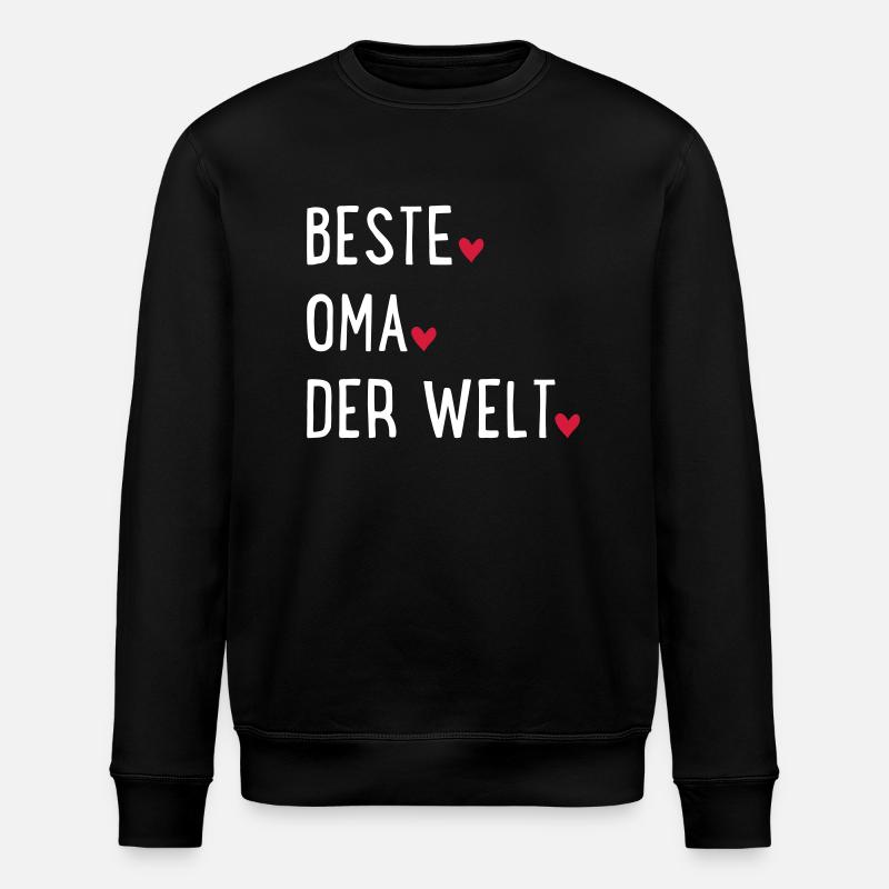 Oma - Stanley/Stella Unisex Bio-Sweatshirt ROLLER - Schwarz