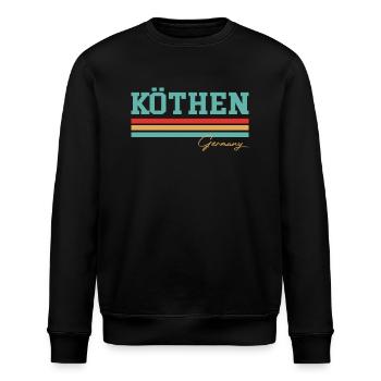 Köthen Deutschland Sachsen - Stanley/Stella Unisex Bio-Sweatshirt ROLLER - Schwarz - Vorne - Nik (191cm)