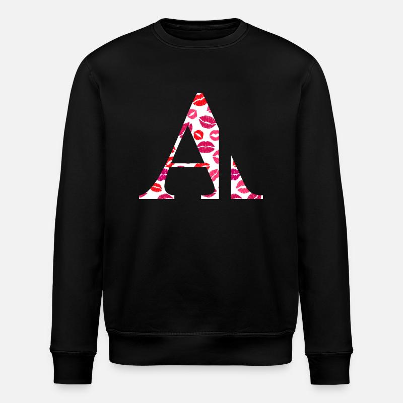 Lettre a bisous - Sweat bio ROLLER Stanley/Stella Unisexe - noir