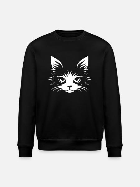Chat, Motif De Chat - Sweat bio ROLLER Stanley/Stella Unisexe - noir