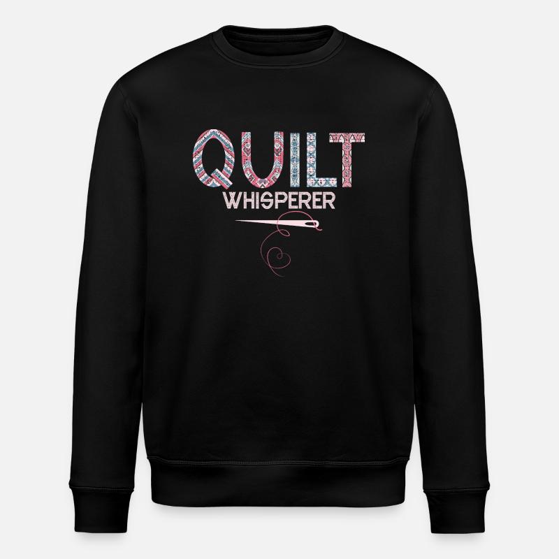 Quilt Whisperer Quilting Quilter - Sweat bio ROLLER Stanley/Stella Unisexe - noir