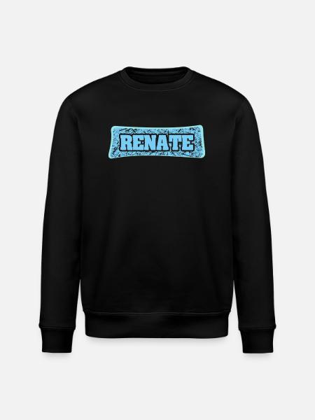 Name Renate - Stanley/Stella Unisex Bio-Sweatshirt ROLLER - Schwarz