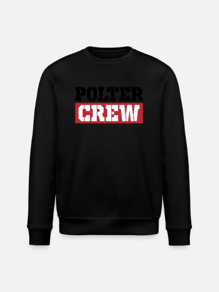 Polter Crew - Stanley/Stella Unisex Bio-Sweatshirt ROLLER - Schwarz