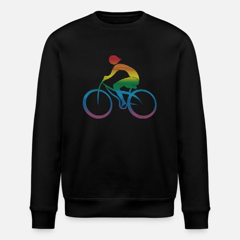 Cyclist - Stanley/Stella ROLLER Unisex Organic Sweatshirt - black
