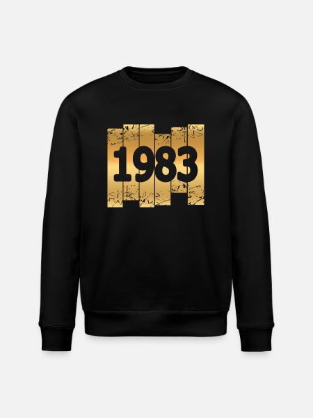 1983 - Sweat bio ROLLER Stanley/Stella Unisexe - noir