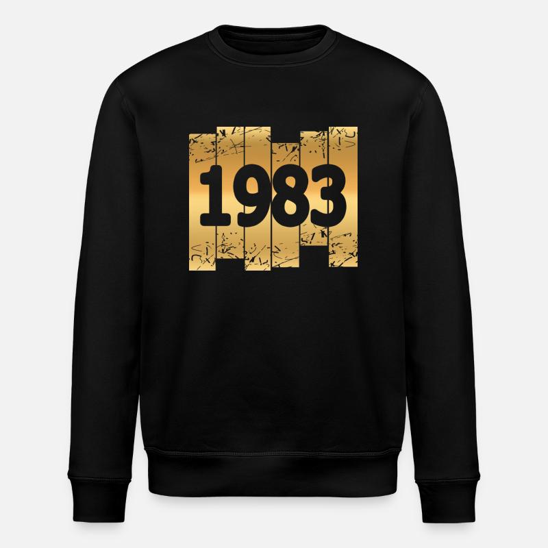 1983 - Stanley/Stella ROLLER Unisex Organic Sweatshirt - black