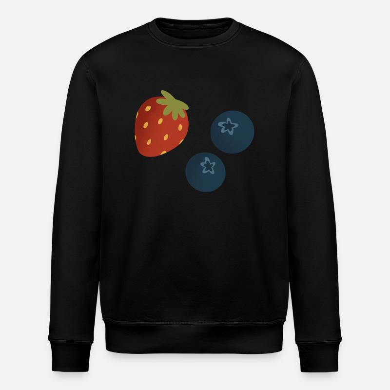 berries - Stanley/Stella ROLLER Unisex Organic Sweatshirt - black