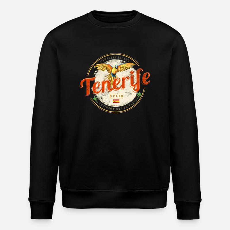 Tenerife, îles Canaries, Espagne, souvenir - Sweat bio ROLLER Stanley/Stella Unisexe - noir