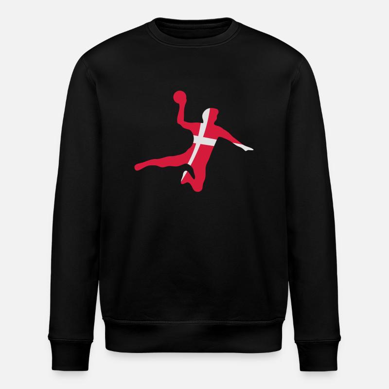 handball dänemark - Stanley/Stella Unisex Bio-Sweatshirt ROLLER - Schwarz