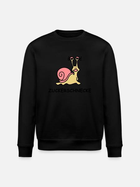 Zuckerschnecke - Stanley/Stella ROLLER Unisex Organic Sweatshirt - black