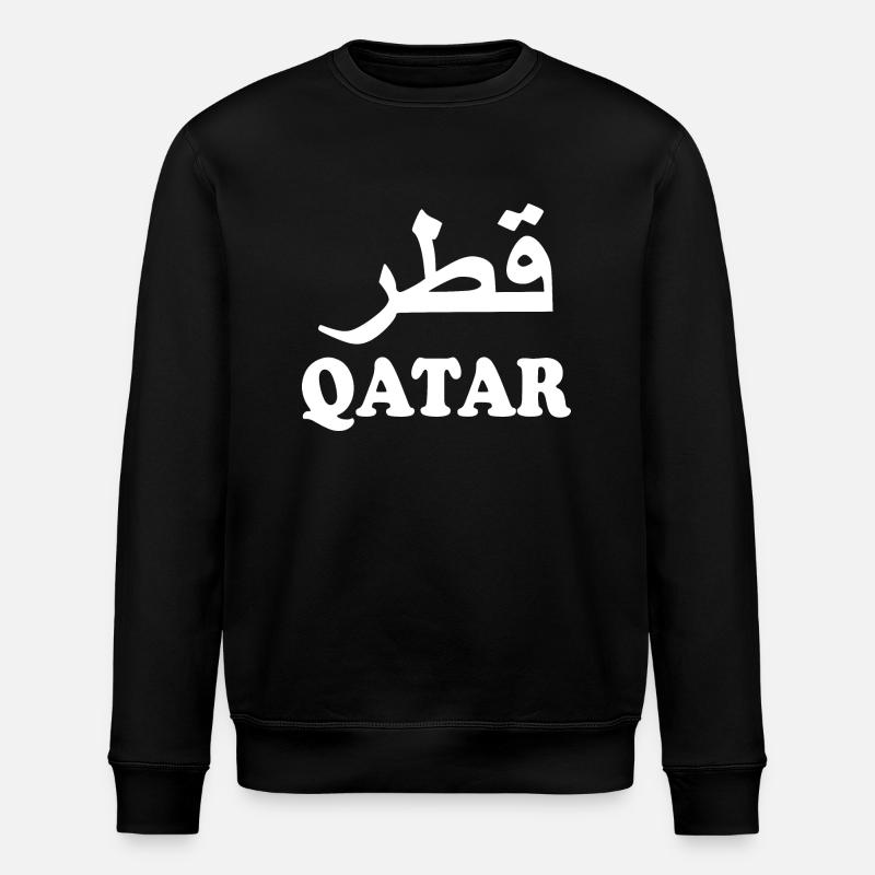 Qatar - Sweat bio ROLLER Stanley/Stella Unisexe - noir