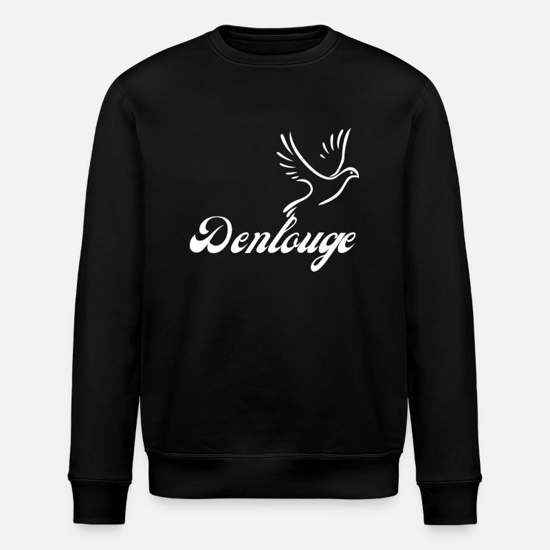 Denlouge blanc - Sweat bio ROLLER Stanley/Stella Unisexe - noir