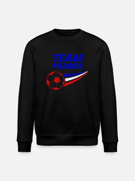 team france soccer - Stanley/Stella Unisex Bio-Sweatshirt ROLLER - Schwarz